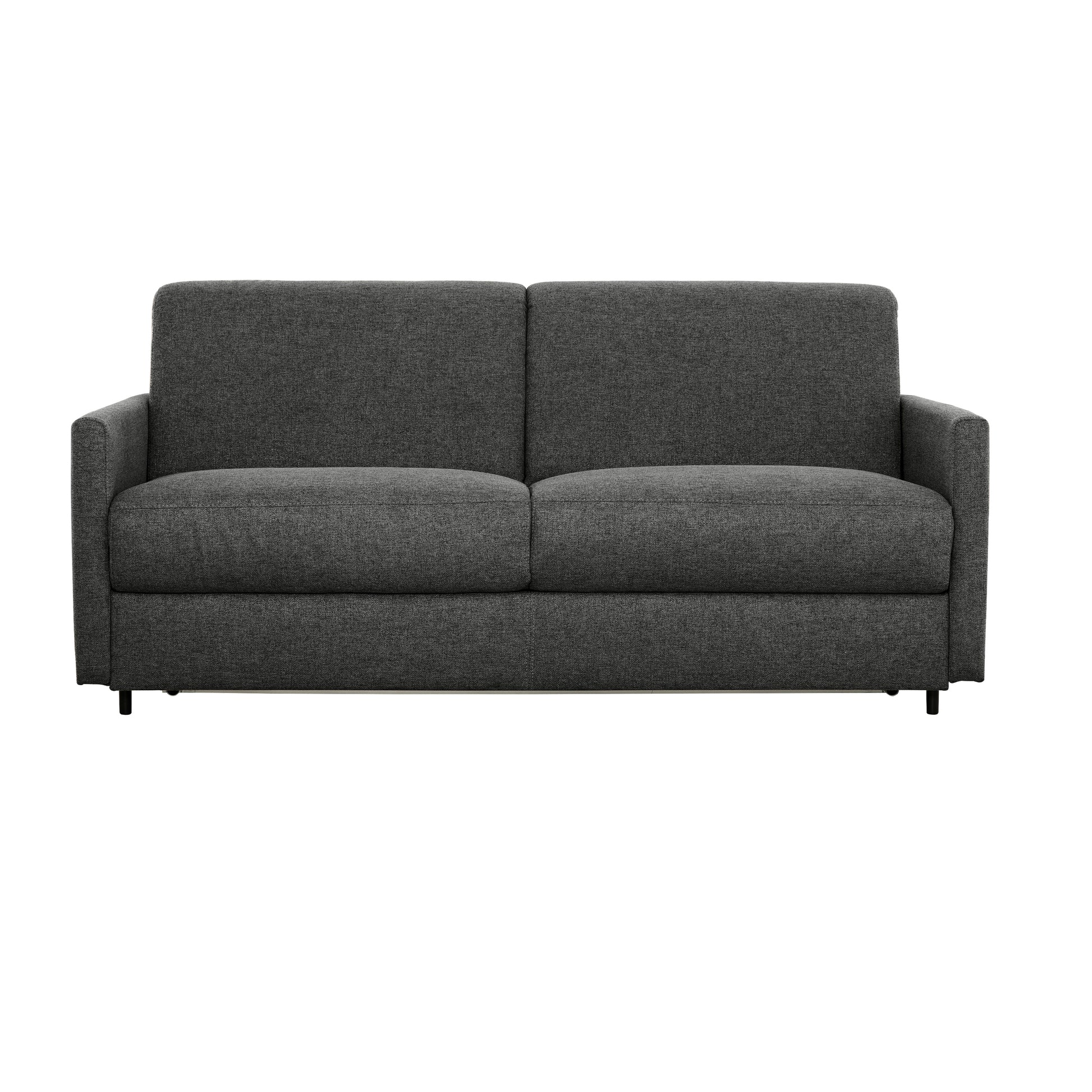Bennett 70 in. Full Sofa Bed with Memory Foam Mattress - Graphite-Living Room-DECOROLALA