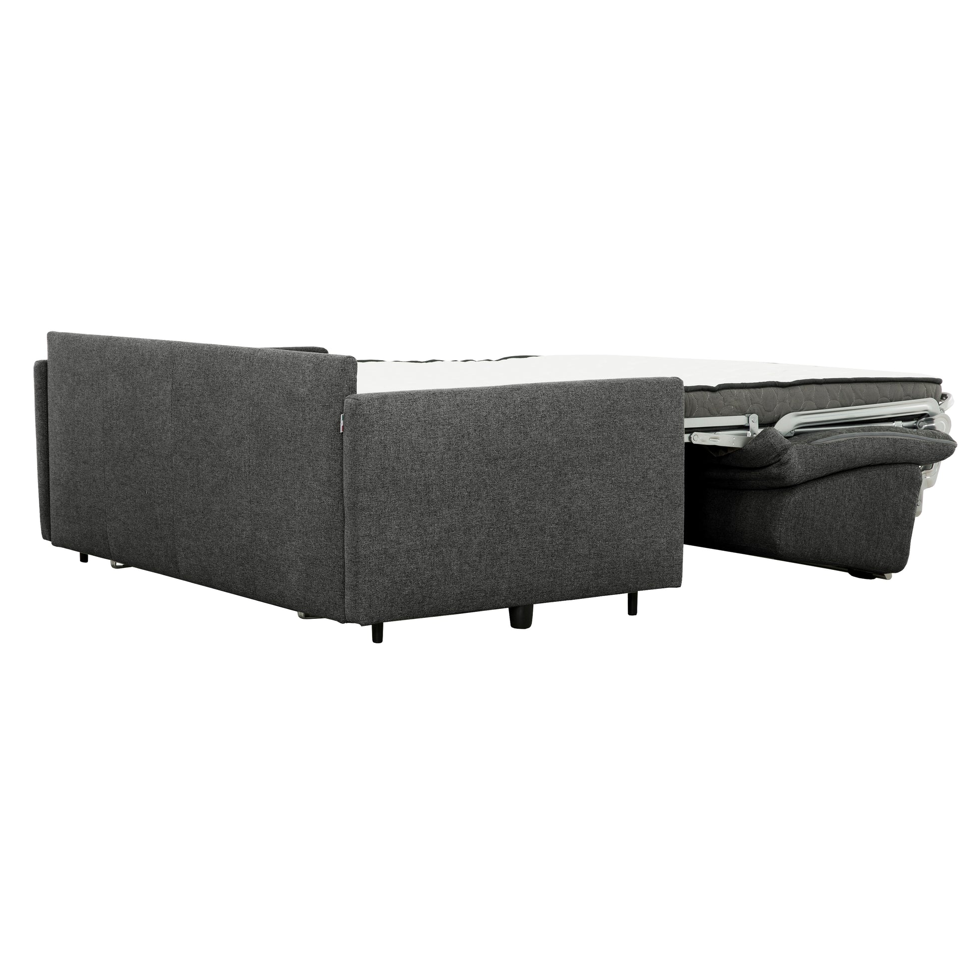 Bennett 70 in. Full Sofa Bed with Memory Foam Mattress - Graphite-Living Room-DECOROLALA