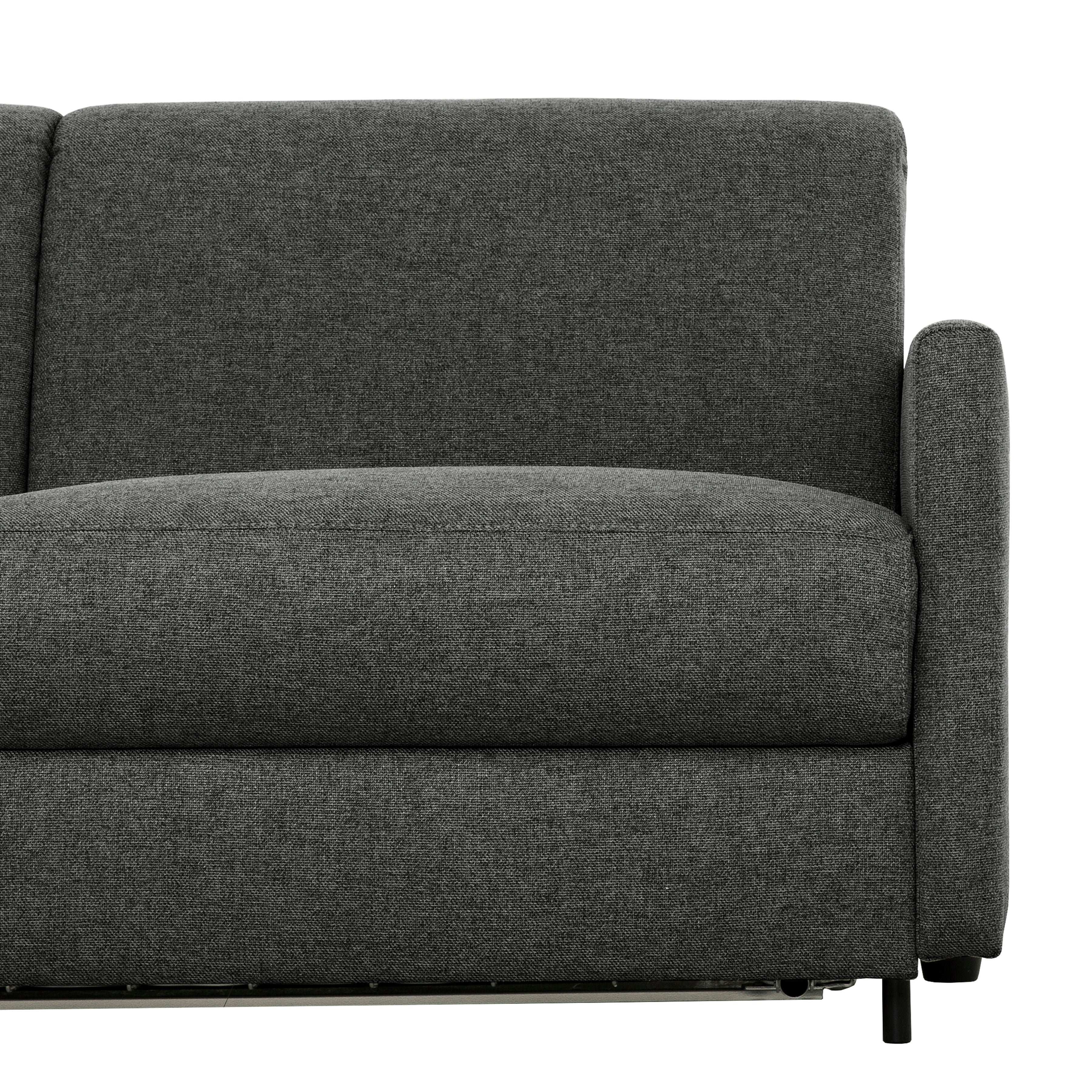 Bennett 70 in. Full Sofa Bed with Memory Foam Mattress - Graphite-Living Room-DECOROLALA