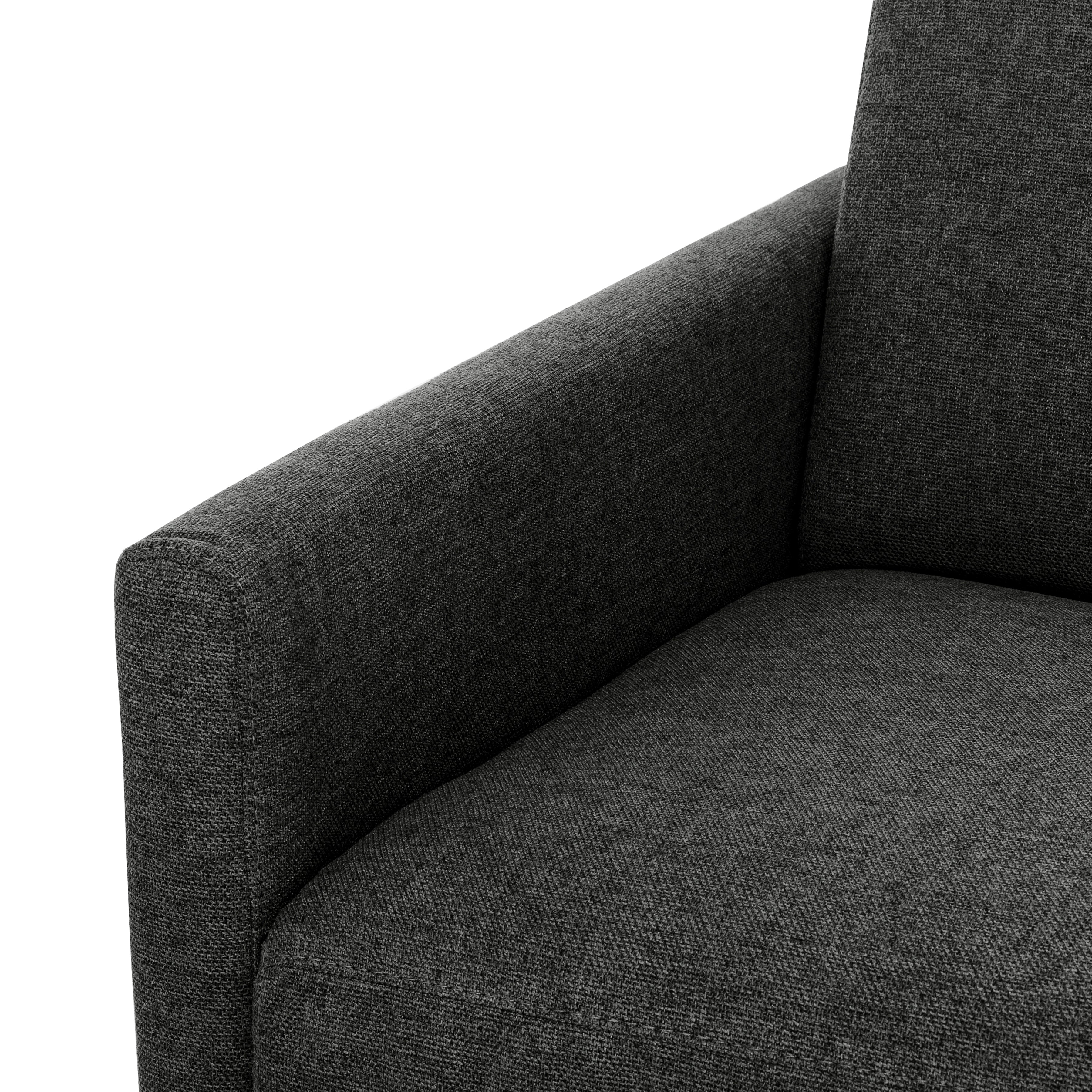 Bennett 70 in. Full Sofa Bed with Memory Foam Mattress - Graphite-Living Room-DECOROLALA