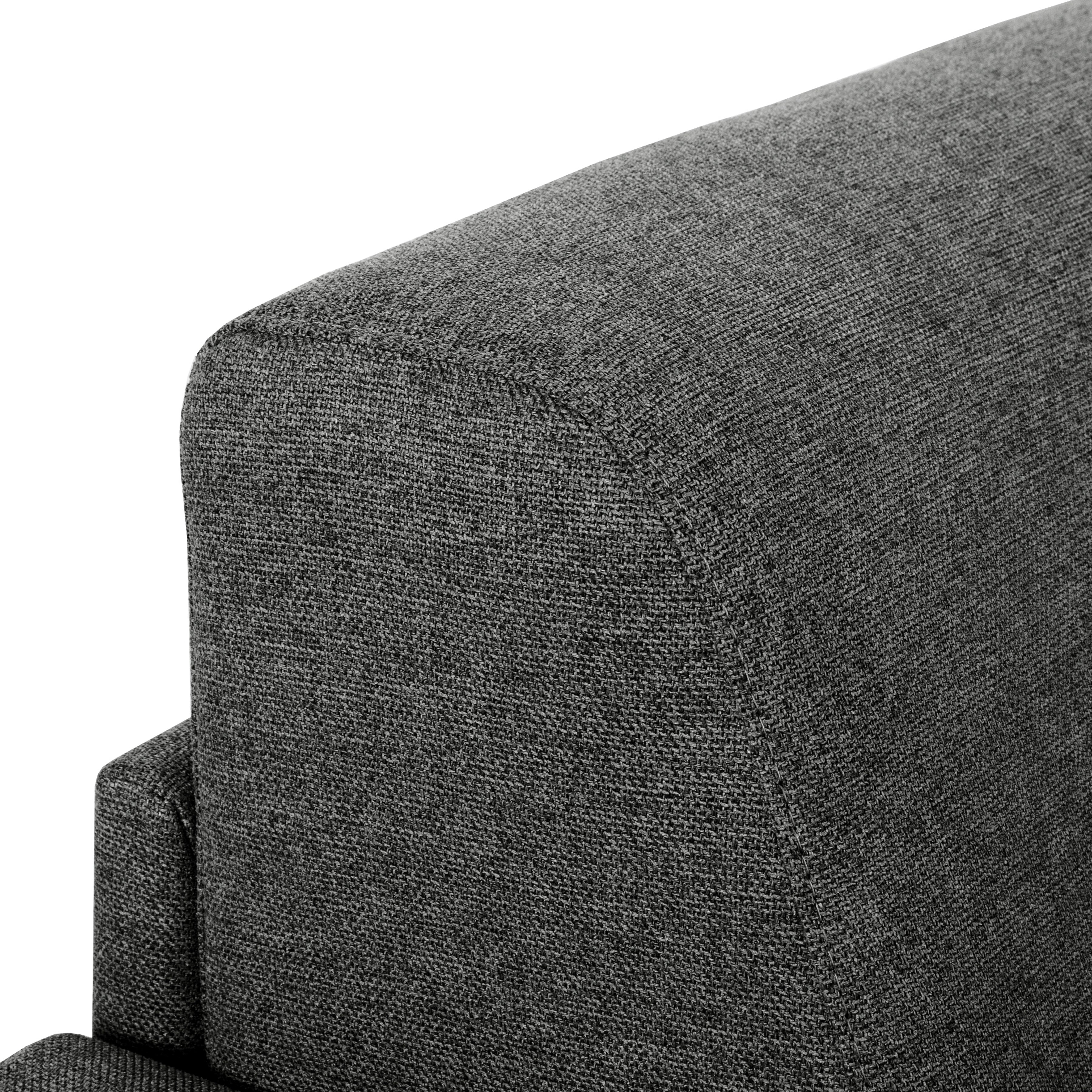 Bennett 70 in. Full Sofa Bed with Memory Foam Mattress - Graphite-Living Room-DECOROLALA