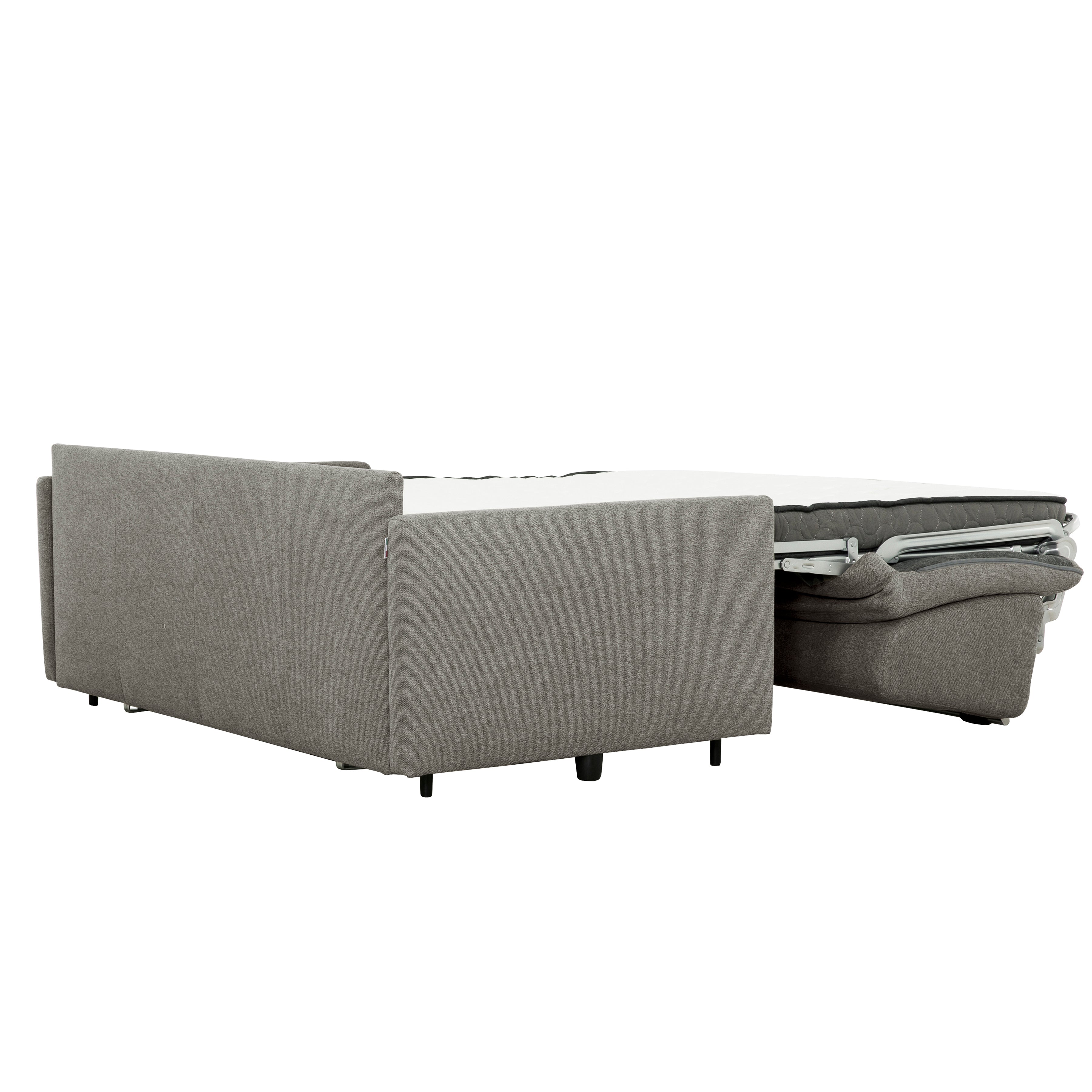 Bennett 70 in. Full Sofa Bed with Memory Foam Mattress - Stone-Living Room-DECOROLALA