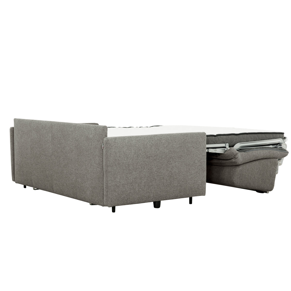Bennett 70 in. Full Sofa Bed with Memory Foam Mattress - Stone-Living Room-DECOROLALA