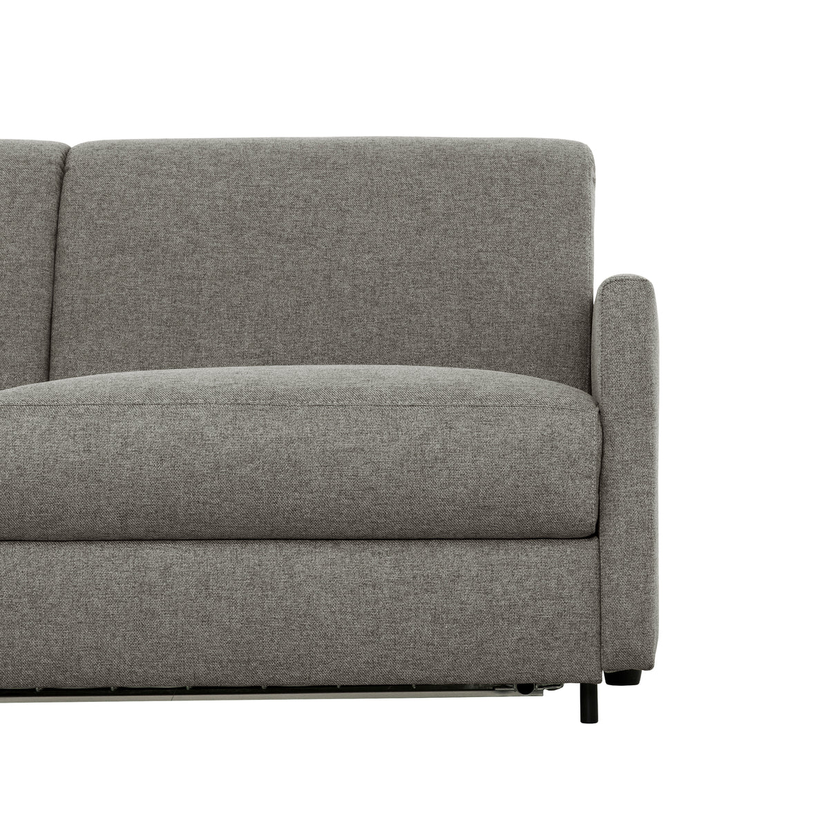 Bennett 70 in. Full Sofa Bed with Memory Foam Mattress - Stone-Living Room-DECOROLALA