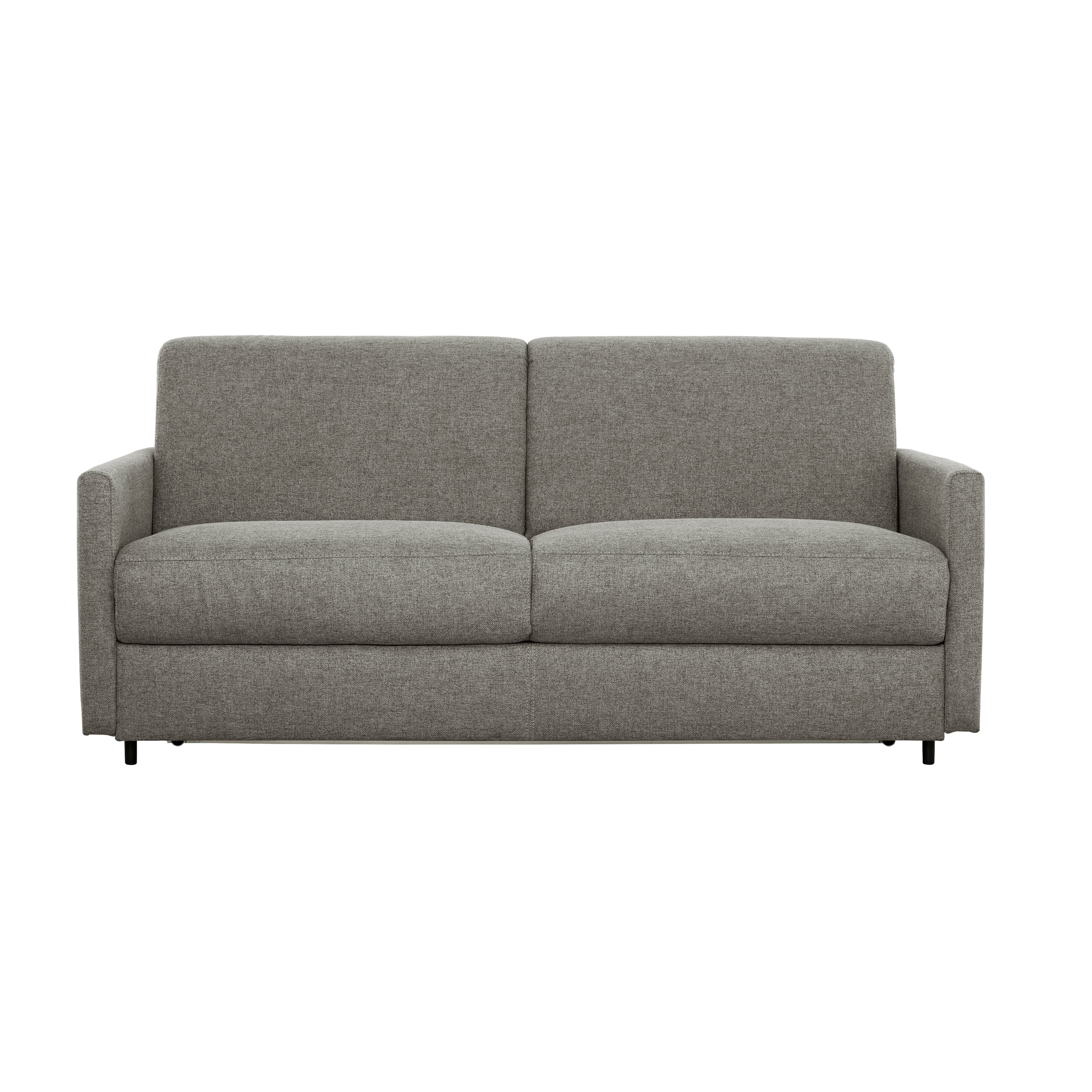 Bennett 70 in. Full Sofa Bed with Memory Foam Mattress - Stone-Living Room-DECOROLALA