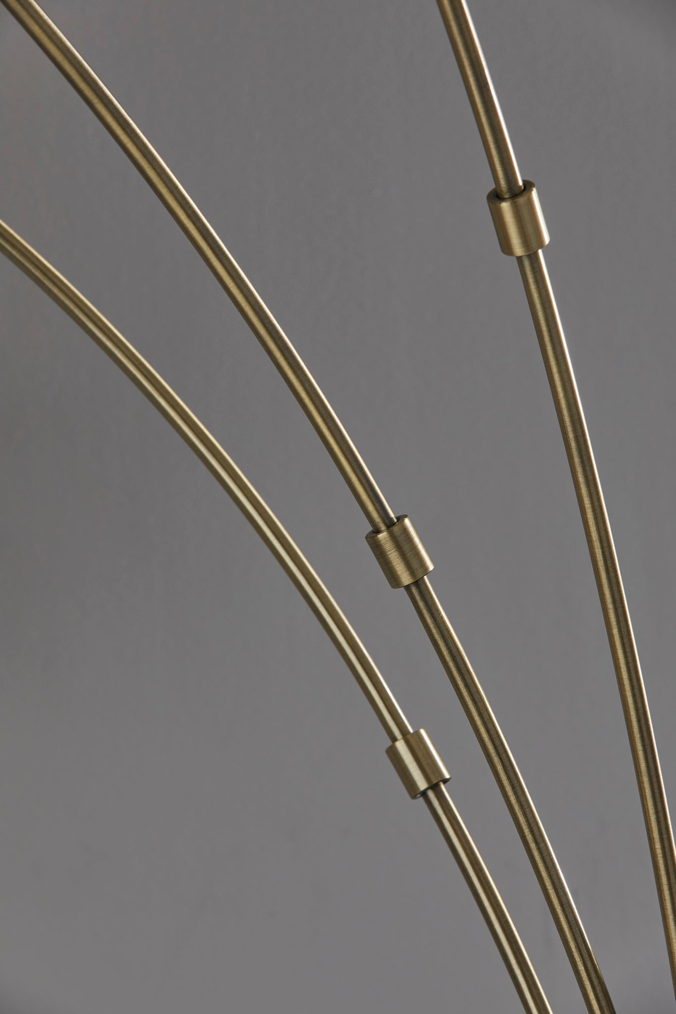 Bergen 3-Arm Arc Lamp - Black Brass 82"-Lighting-DECOROLALA