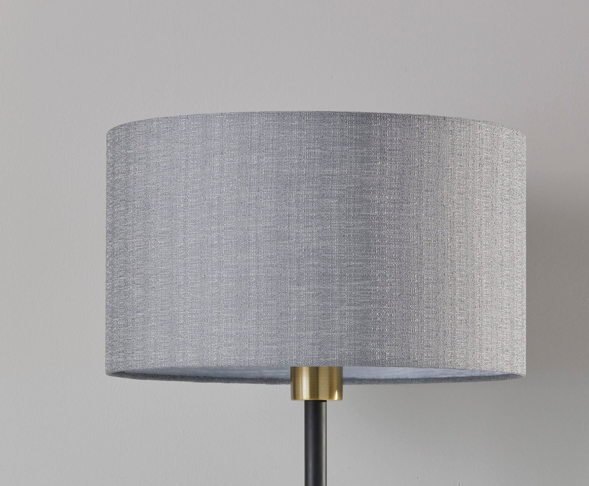 Bergen Floor Lamp - Black & Brass 59" Mid-Century-Lighting-DECOROLALA