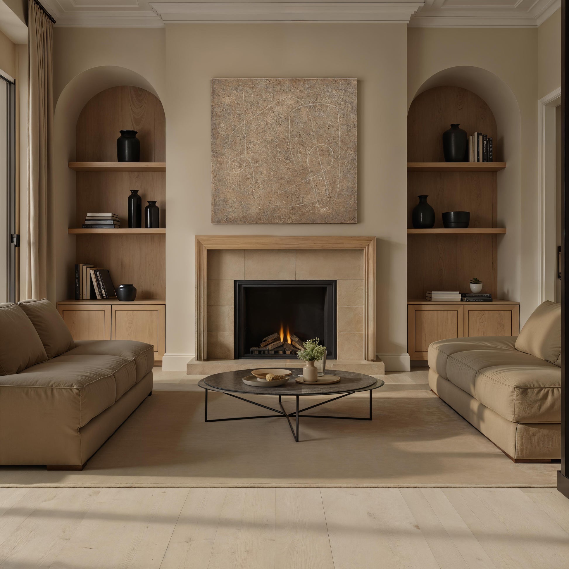 Berkeley 48" H x 48" W Canvas Art,-Canvas Print-DECOROLALA