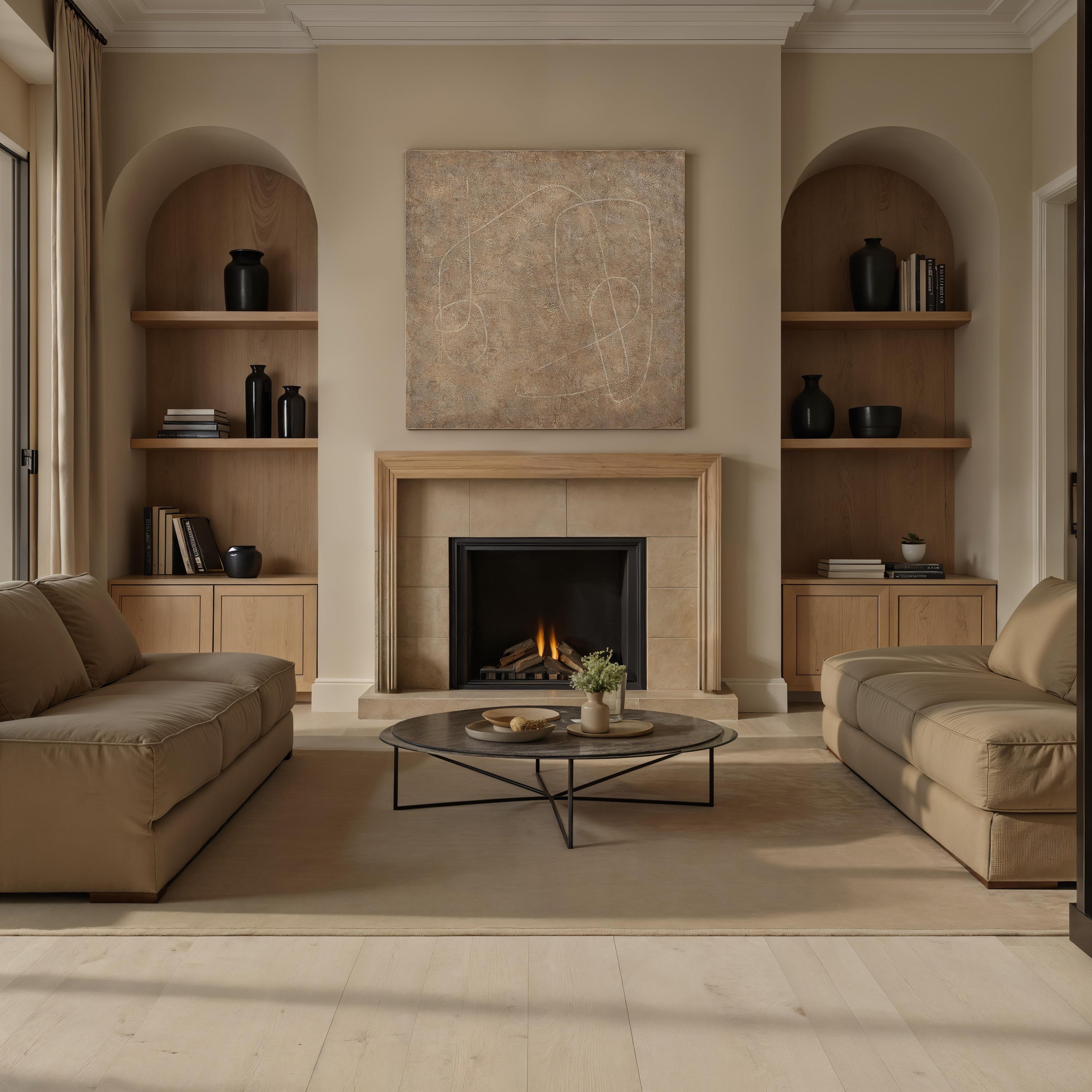 Berkeley 48" H x 48" W Canvas Art,-Canvas Print-DECOROLALA