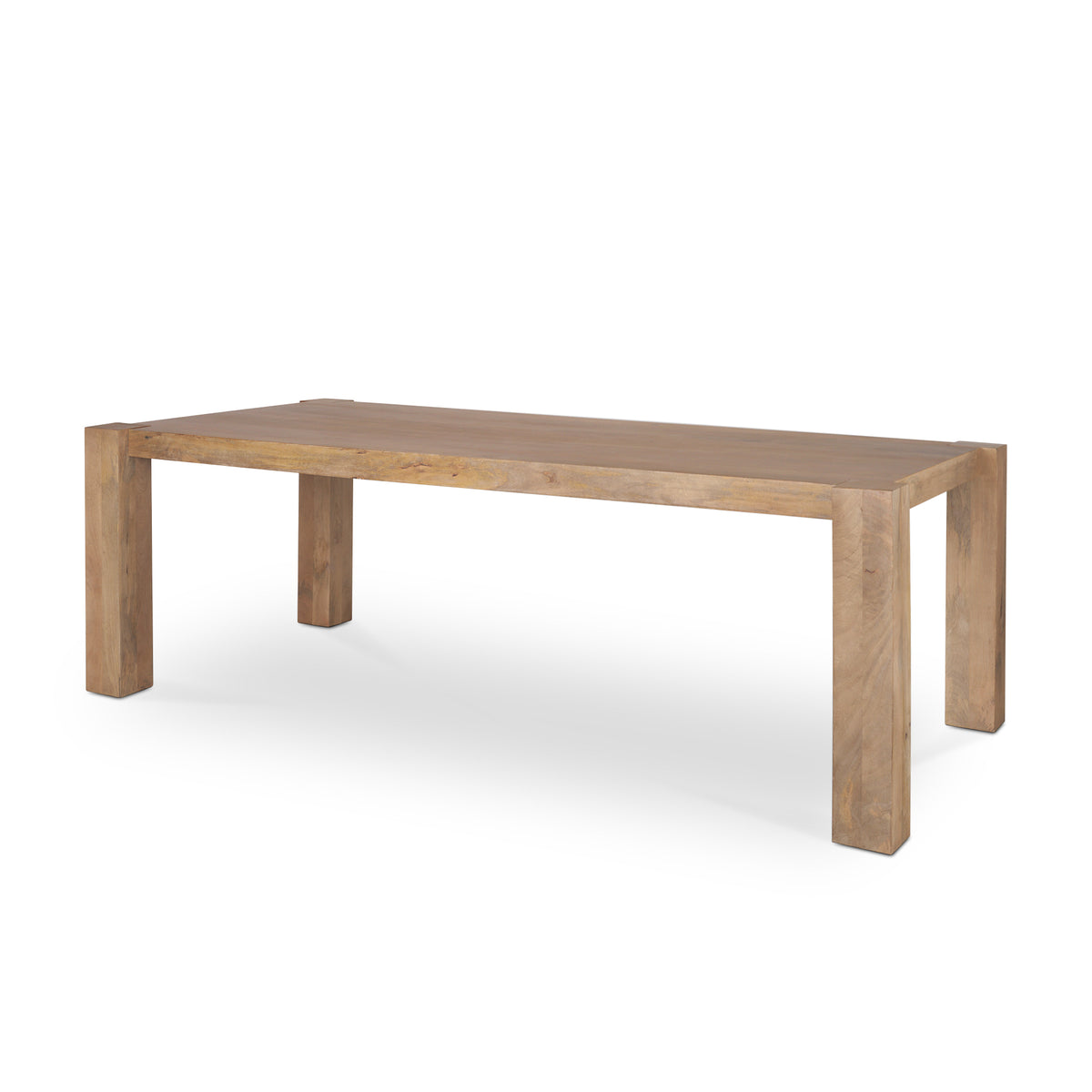 Beth 88"L x 42"W Rectangular Dining Table | Modern | Light Brown Wood | Seats 8-Dining Tables-DECOROLALA