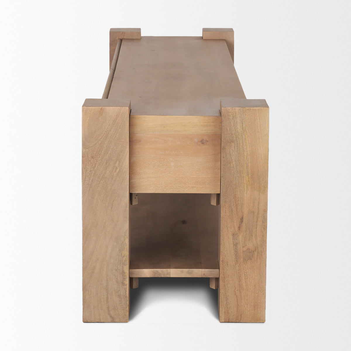 Beth Light Brown Wood Media Console-Media Console-DECOROLALA