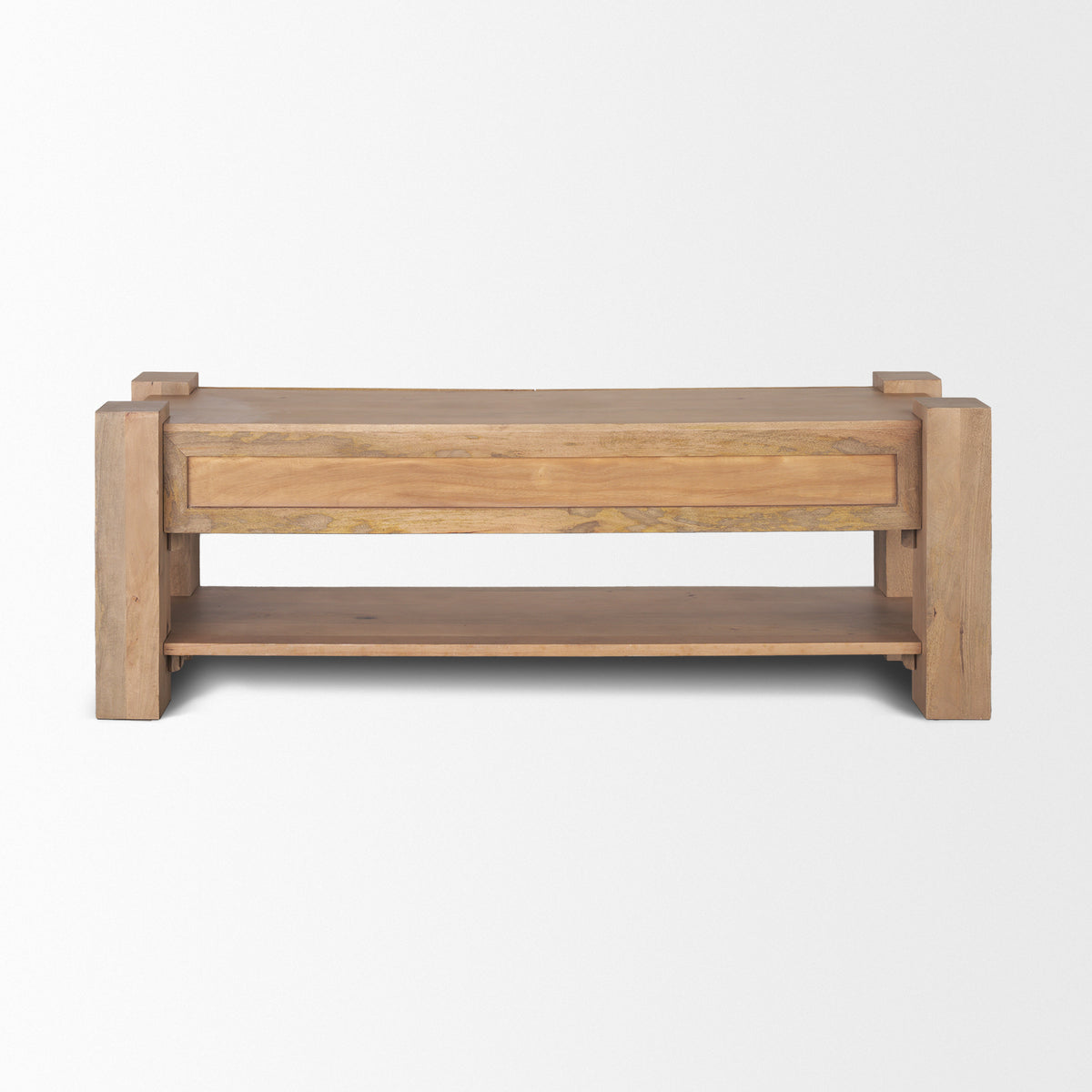 Beth Light Brown Wood Media Console-Media Console-DECOROLALA