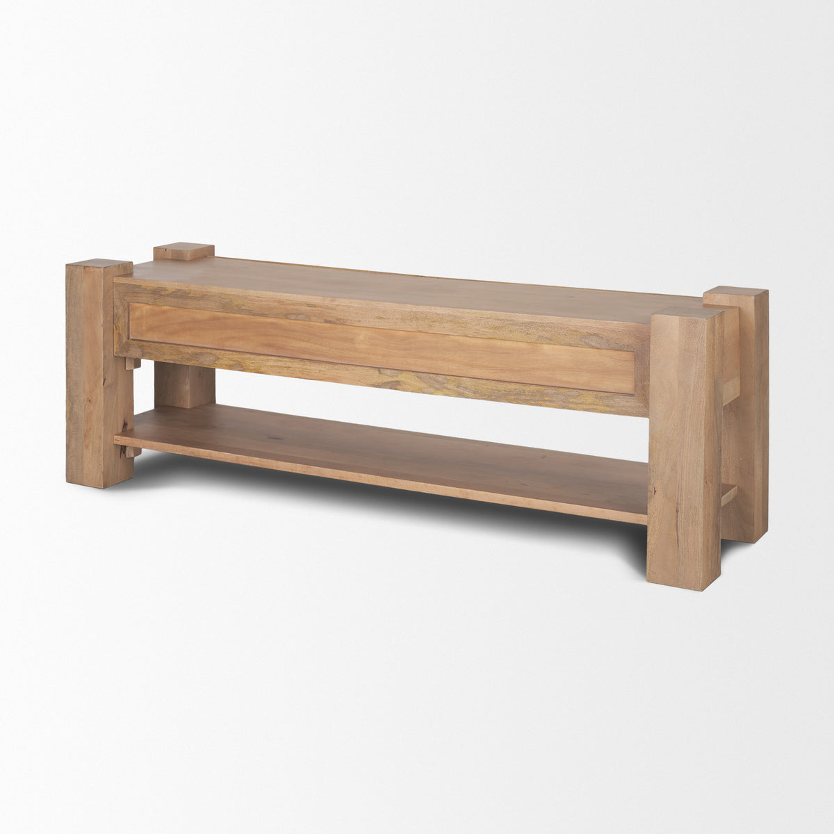 Beth Light Brown Wood Media Console-Media Console-DECOROLALA