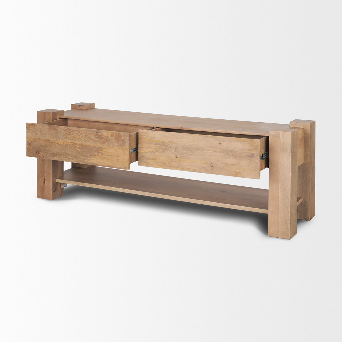 Beth Light Brown Wood Media Console-Media Console-DECOROLALA