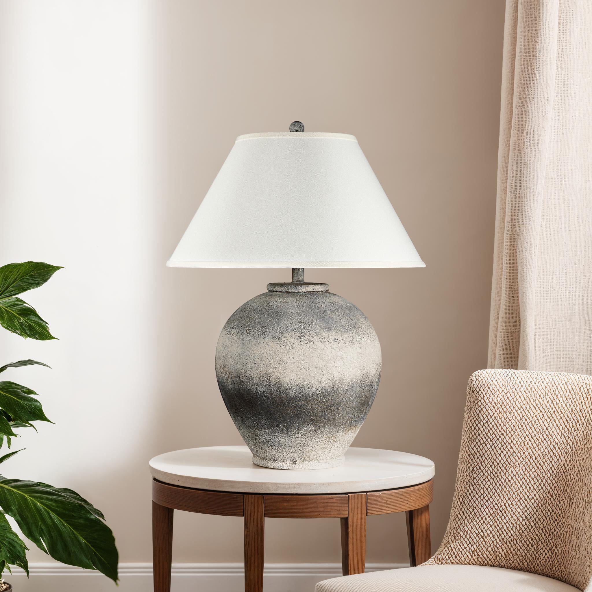 Betulla 29" Height Table Lamp, Brown-Table Lamp-DECOROLALA