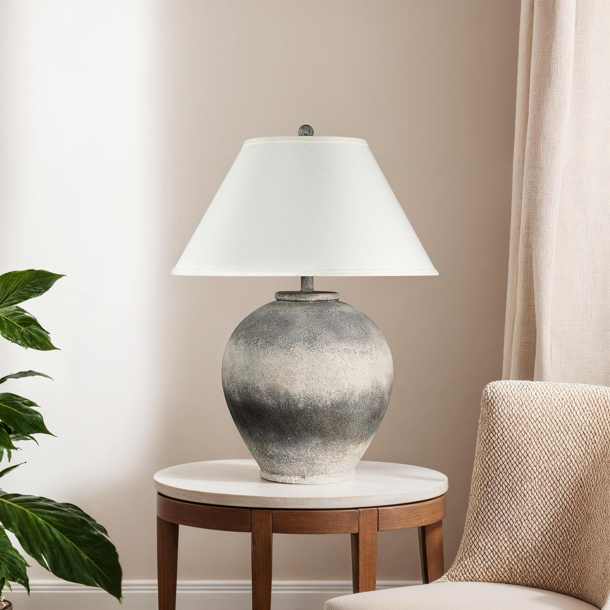 Betulla 29" Height Table Lamp, Brown-Table Lamp-DECOROLALA