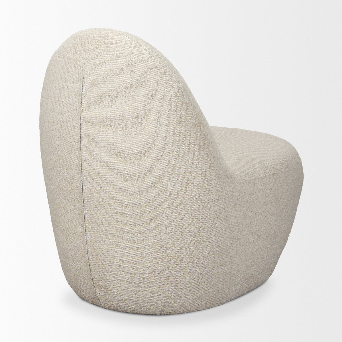 Beverly Chenille Accent Chair - Beige-Accent Chairs-DECOROLALA