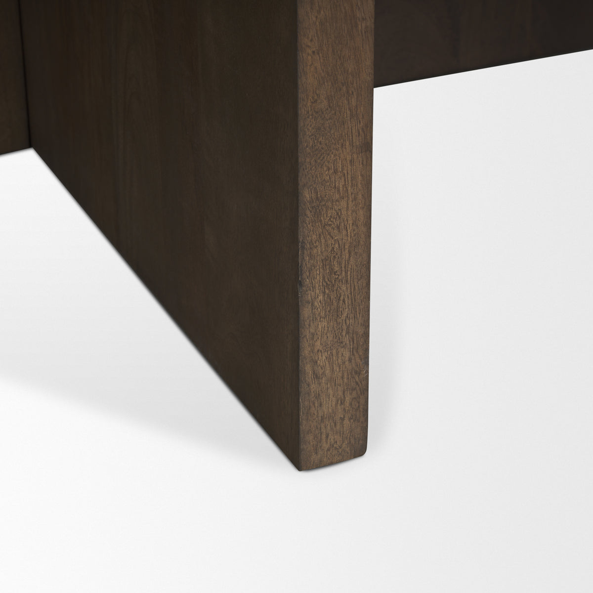 Bianca Light Brown Wood w/ Round Marble Top Coffee Table-Coffee Tables-DECOROLALA