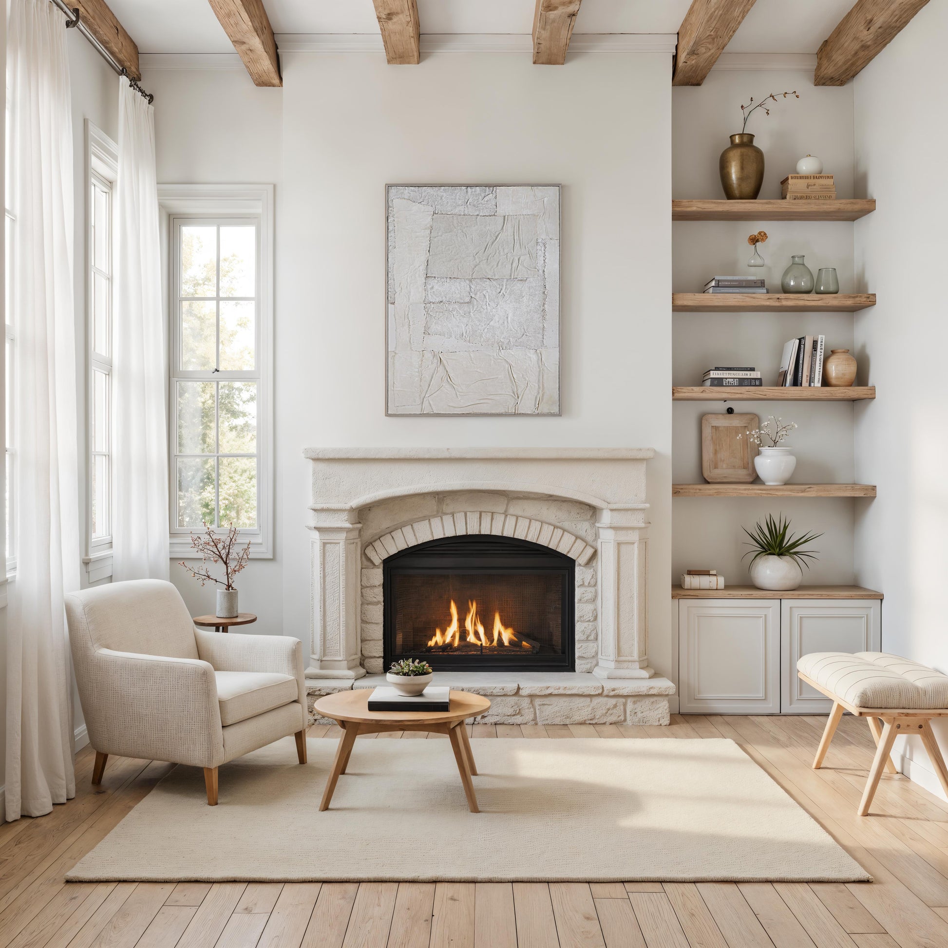 Bianchi 36.0" Wide Wall Decor, Printed Artwork-Canvas Print-DECOROLALA