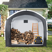 Bike Storage Shed Tent with PU4000MM Waterproof 210D Oxford Fabric for 5 Bikes-Carports-DECOROLALA