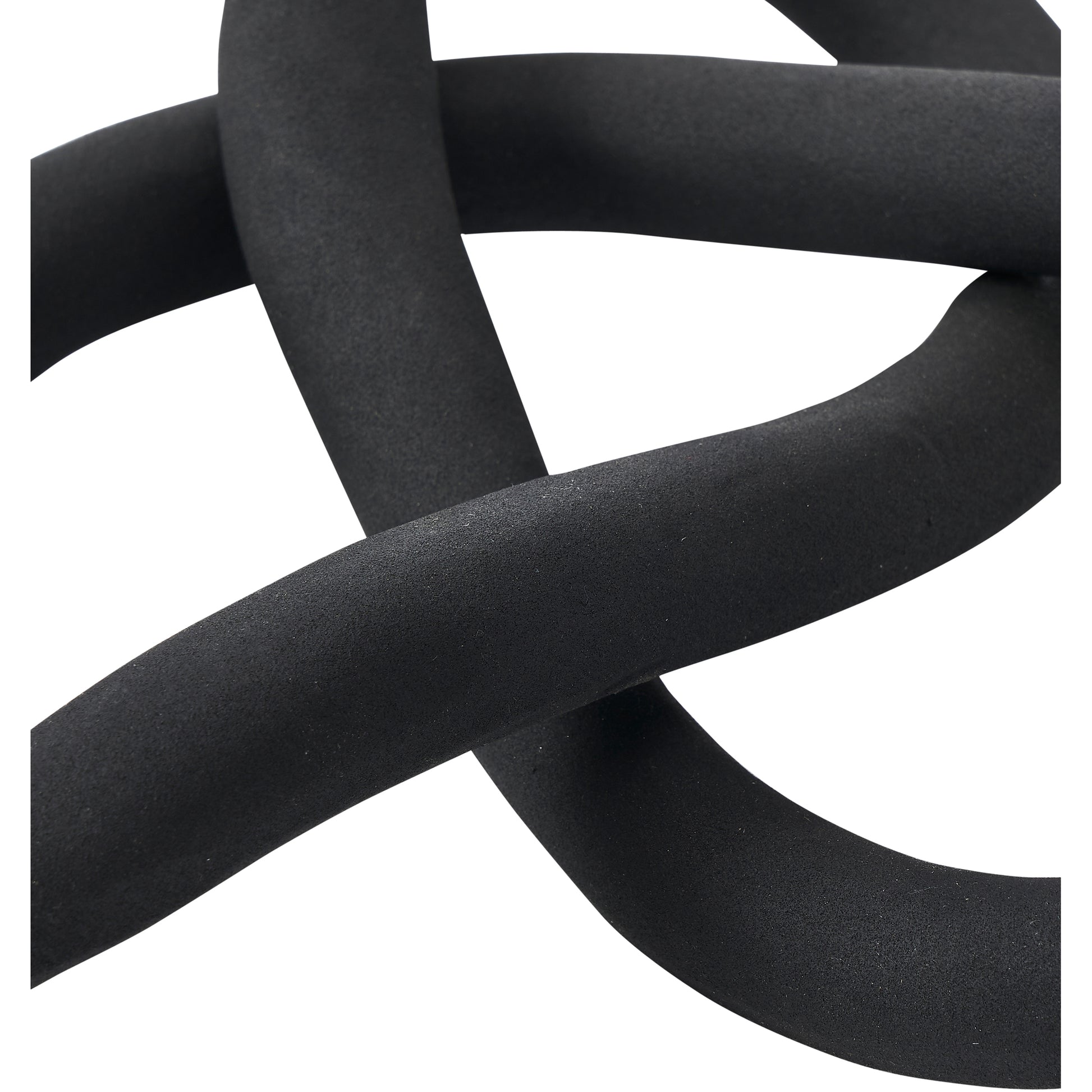 Binna Indoor Aluminum Decorative Object, Matte Black-Decorative Object-DECOROLALA