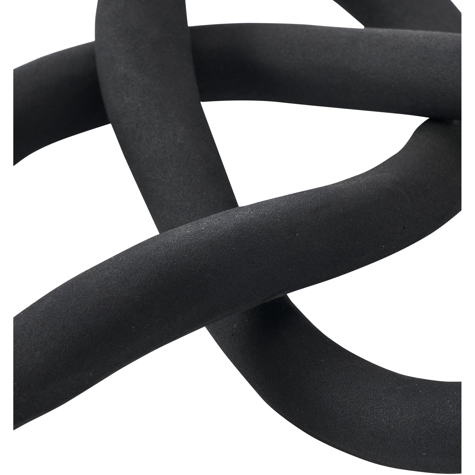 Binna Indoor Aluminum Decorative Object, Matte Black-Decorative Object-DECOROLALA