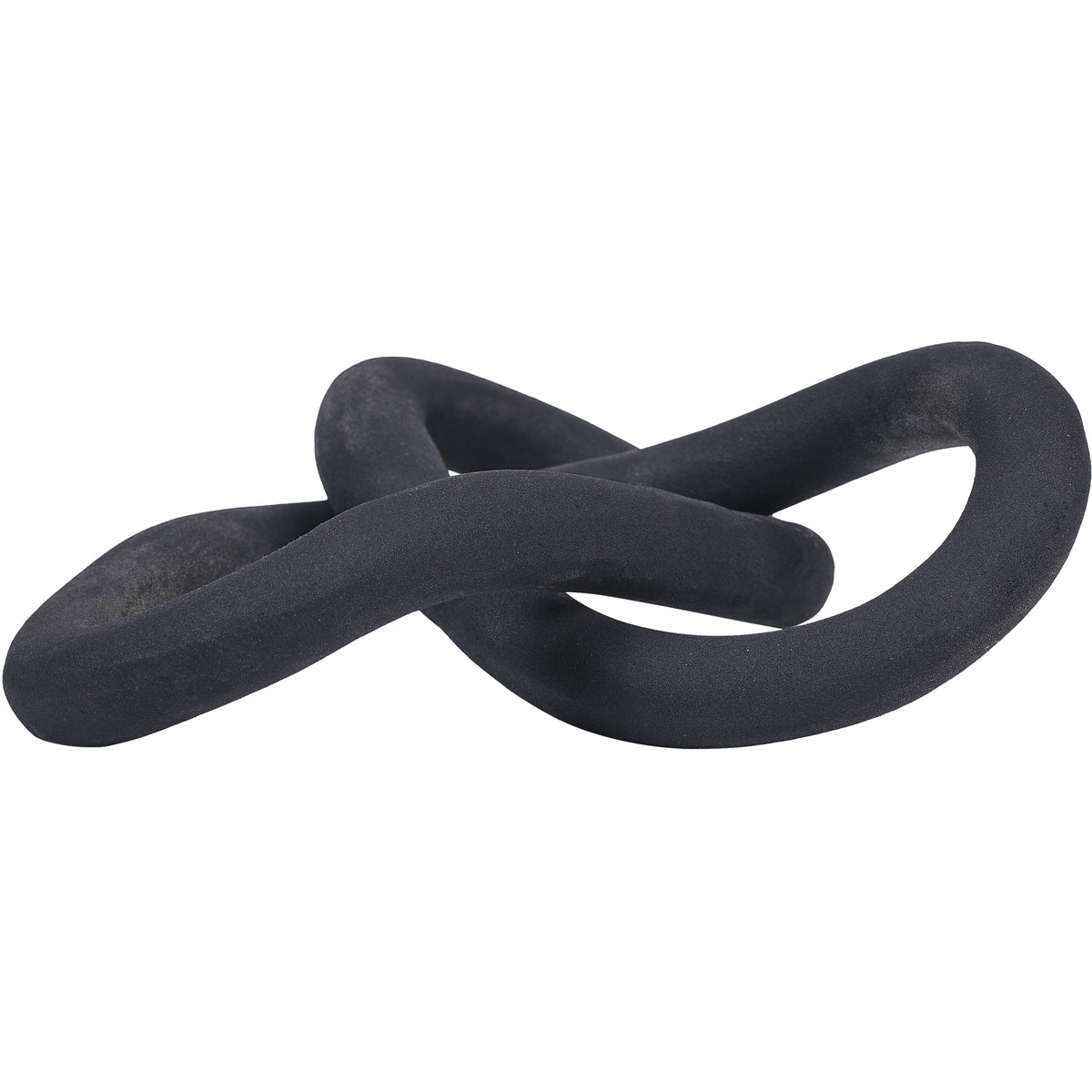Binna Indoor Aluminum Decorative Object, Matte Black-Decorative Objects-DECOROLALA