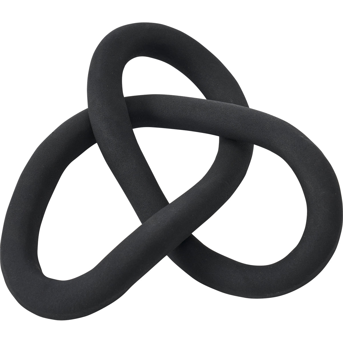 Binna Indoor Aluminum Decorative Object, Matte Black-Decorative Objects-DECOROLALA