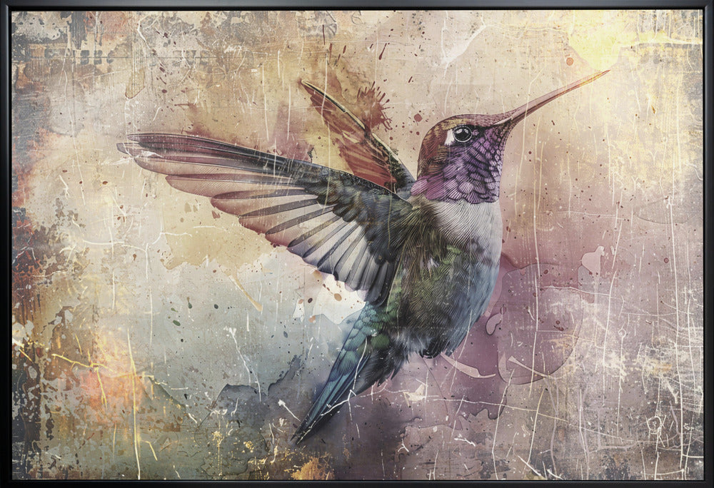 Bird Birds Animal Vintage Art Illustration 11-canvas-DECOROLALA