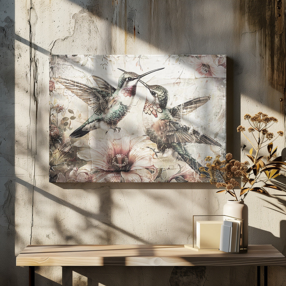 Bird Birds Animal Vintage Art Illustration Wallart 10-canvas-DECOROLALA