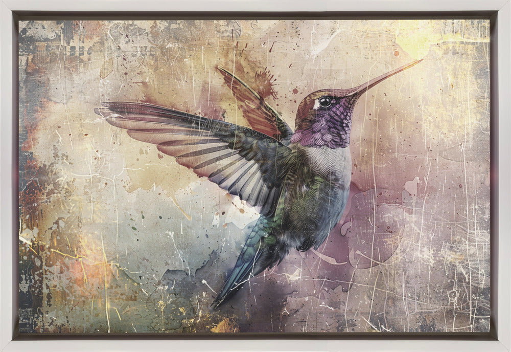Bird Birds Animal Vintage Art Illustration Wallart 11-canvas-DECOROLALA