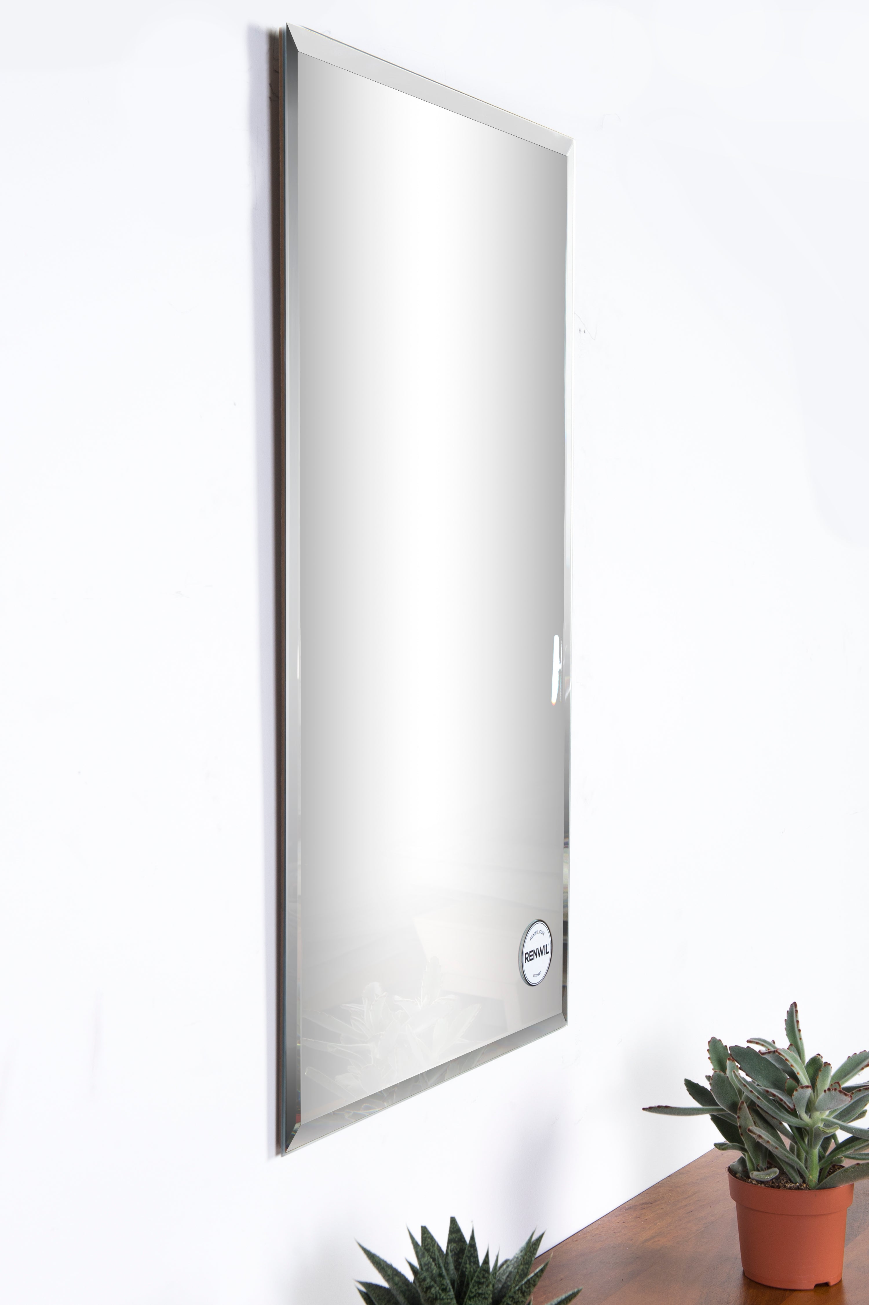 Bjorn 20" Tall Rectangle Wall Mirror-Mirror-DECOROLALA