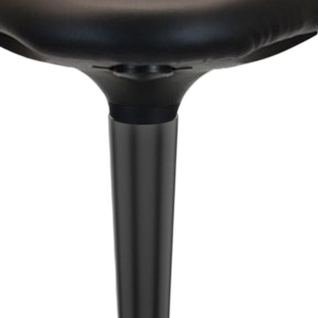 Black Adjustable Height Swivel Office Chair-Office Chairs-DECOROLALA