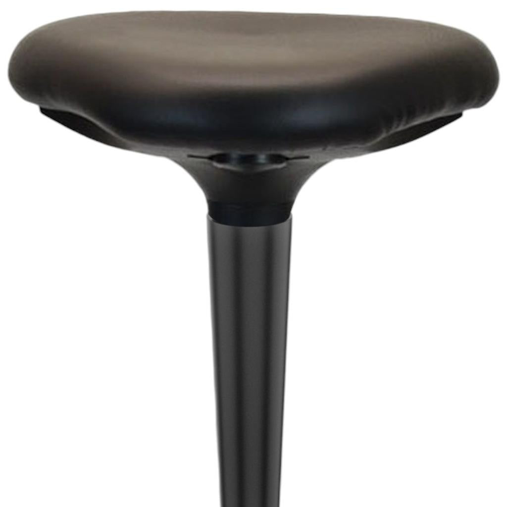 Black Adjustable Height Swivel Office Chair-Office Chairs-DECOROLALA