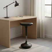 Black Adjustable Height Swivel Office Chair-Office Chairs-DECOROLALA