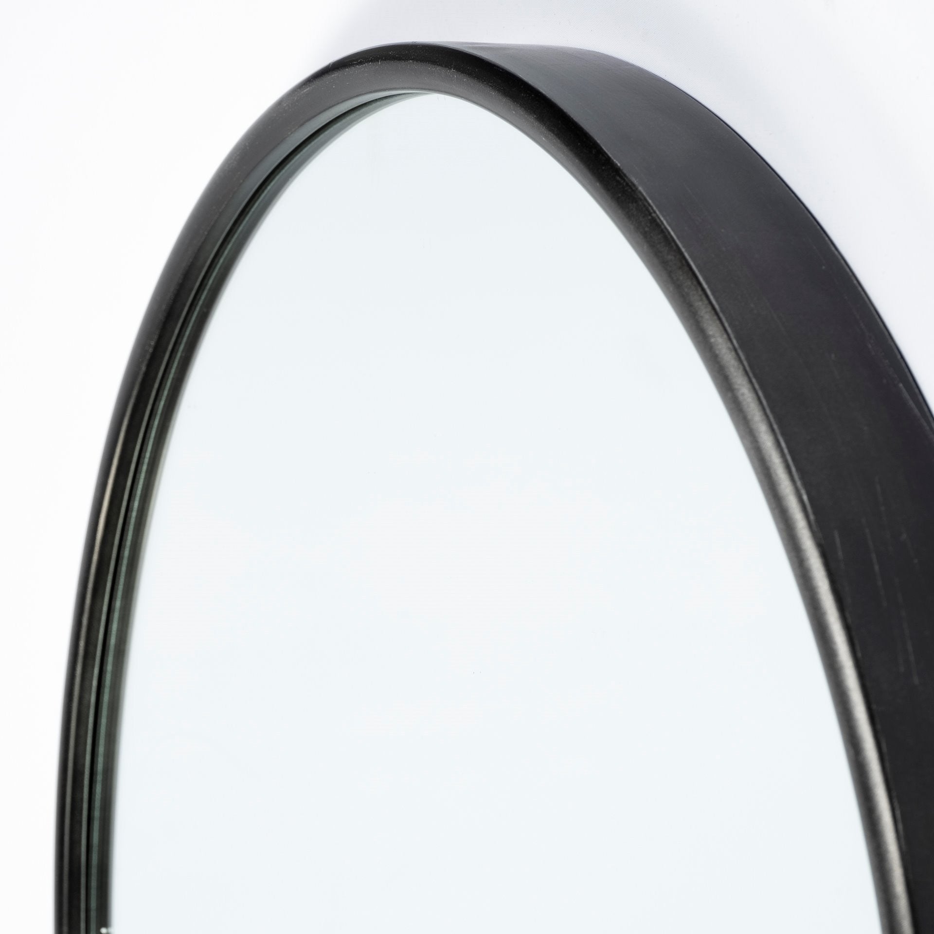 Black Arch Full Length Hanging Metal Mirror-Mirrors-DECOROLALA