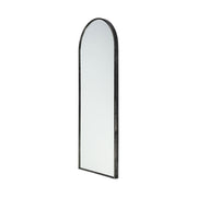 Black Arch Full Length Hanging Metal Mirror-Mirrors-DECOROLALA