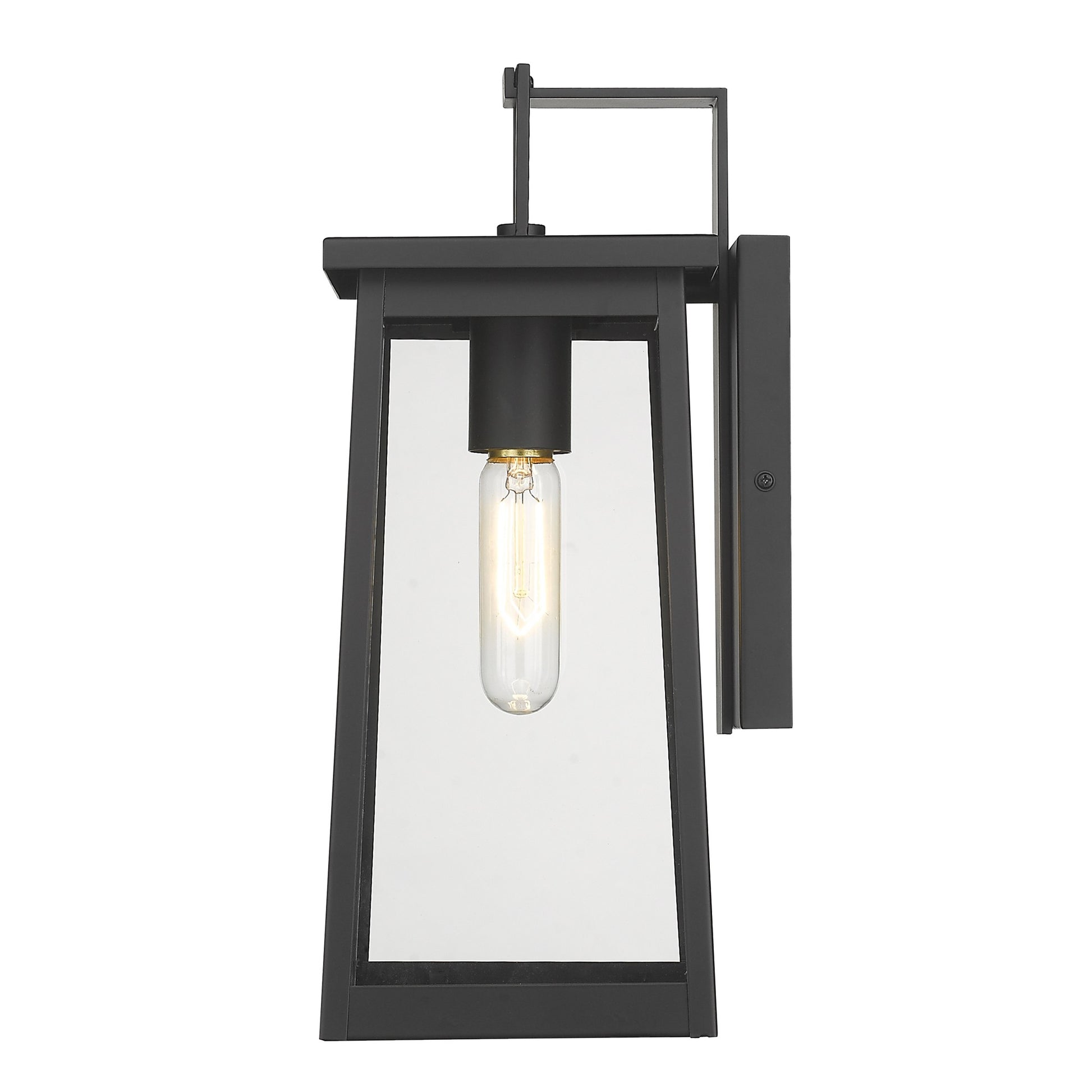 Black Contempo Elongated Outdoor Wall Light-Outdoor Lighting-DECOROLALA
