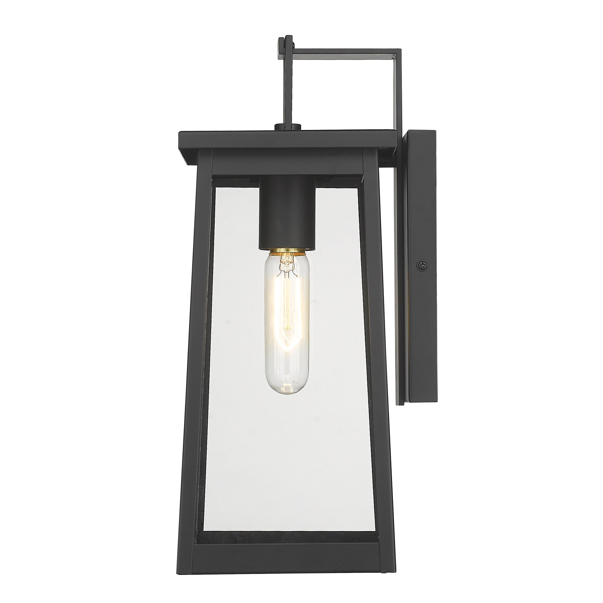 Black Contempo Elongated Outdoor Wall Light-Outdoor Lighting-DECOROLALA