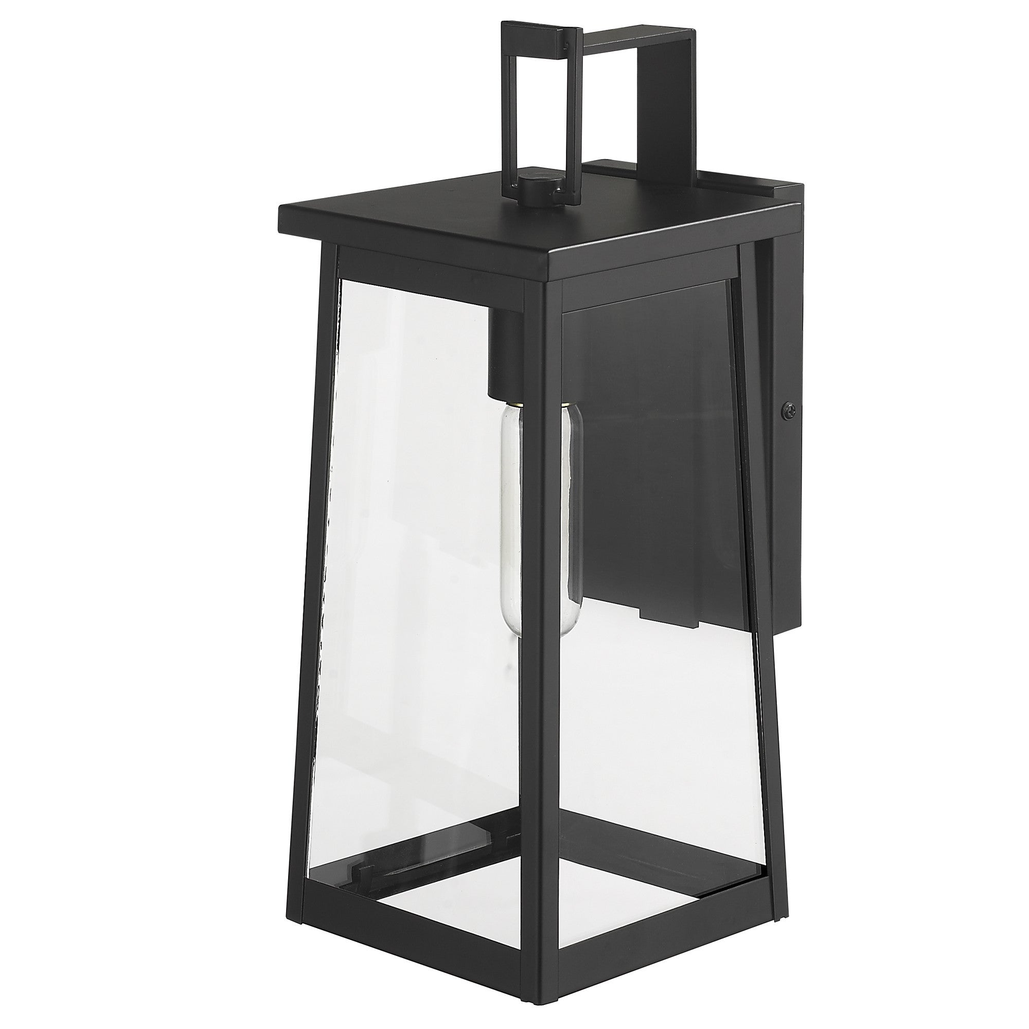 Black Contempo Elongated Outdoor Wall Light-Outdoor Lighting-DECOROLALA