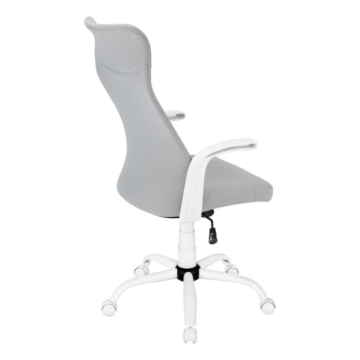Black Executive Office Chair with Headrest-Office Chairs-DECOROLALA