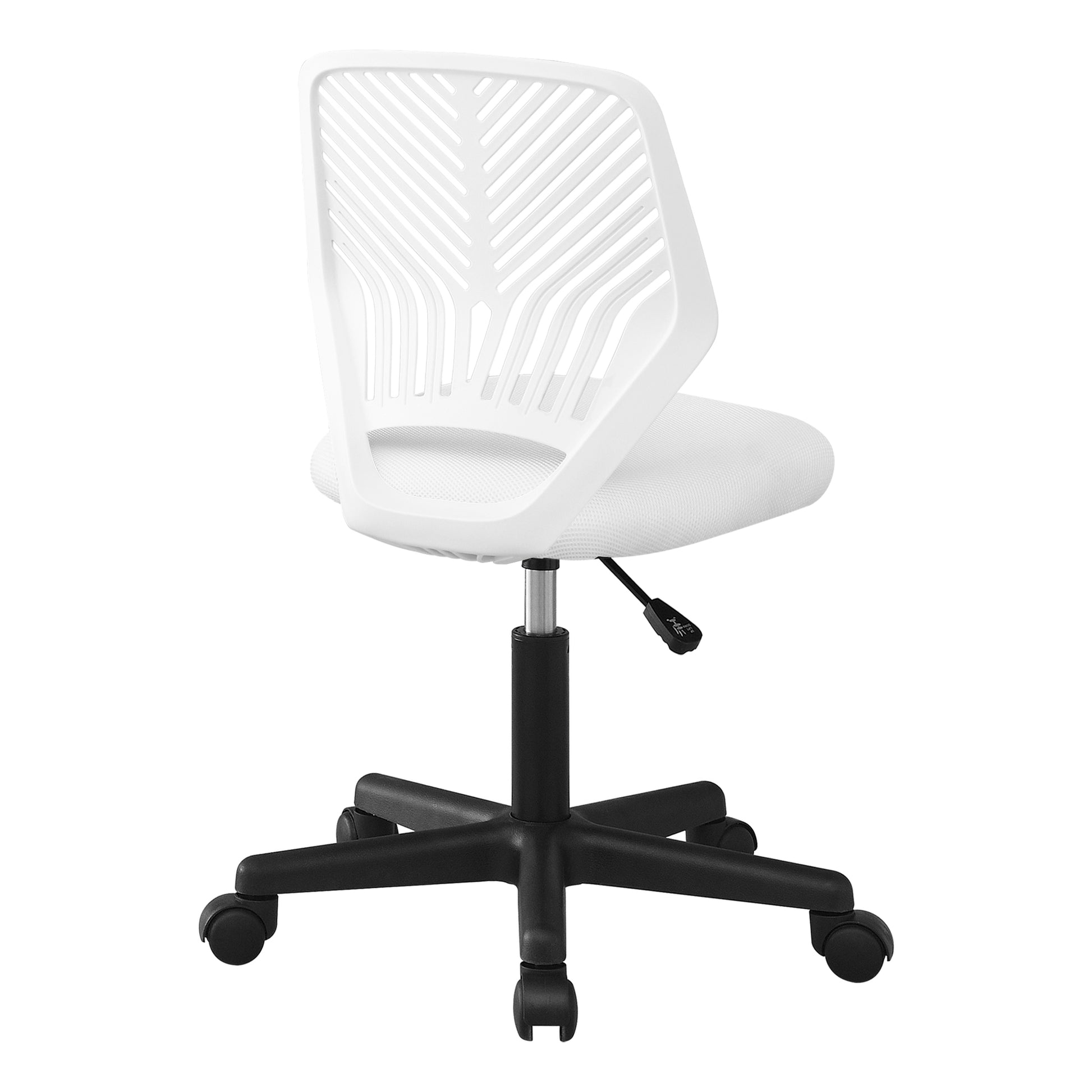 Black Kids Office Chair with Swivel Base and Casters-Office Chair-DECOROLALA