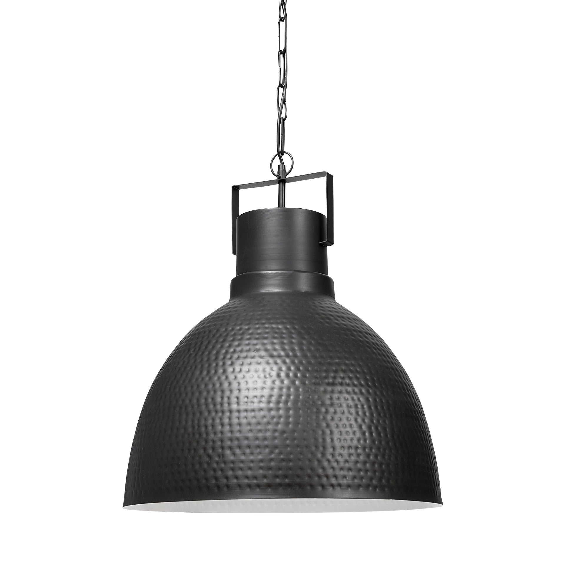Black Lantern Metal Dimmable Ceiling Light With Black Shades-Chandeliers-DECOROLALA