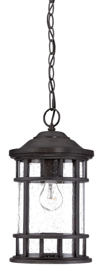 Black Lantern Seeded Metal Dimmable Chandelier With Clear Shades-Chandeliers-DECOROLALA