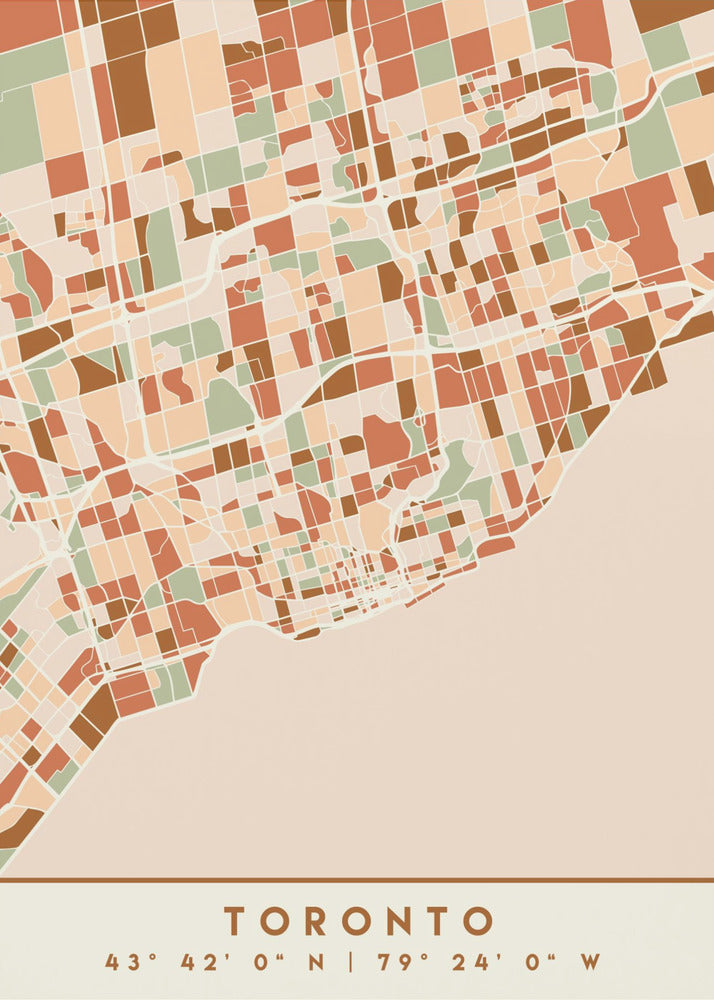 Black Maps Earth Tones 89 Canvas Print-Canvas Print-DECOROLALA