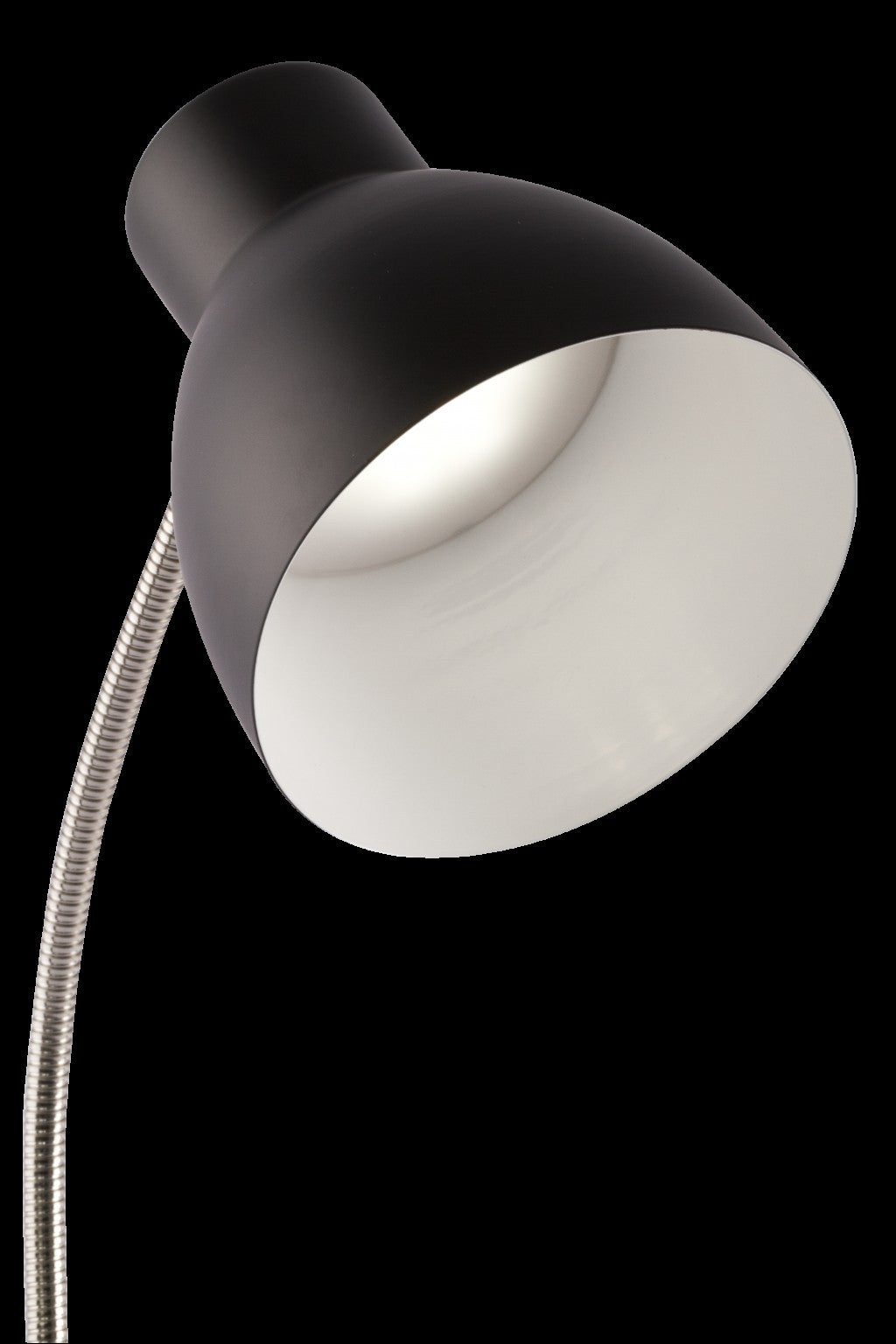 Black Matte and Silver LED Adjustable Desk Lamp-Table Lamps-DECOROLALA