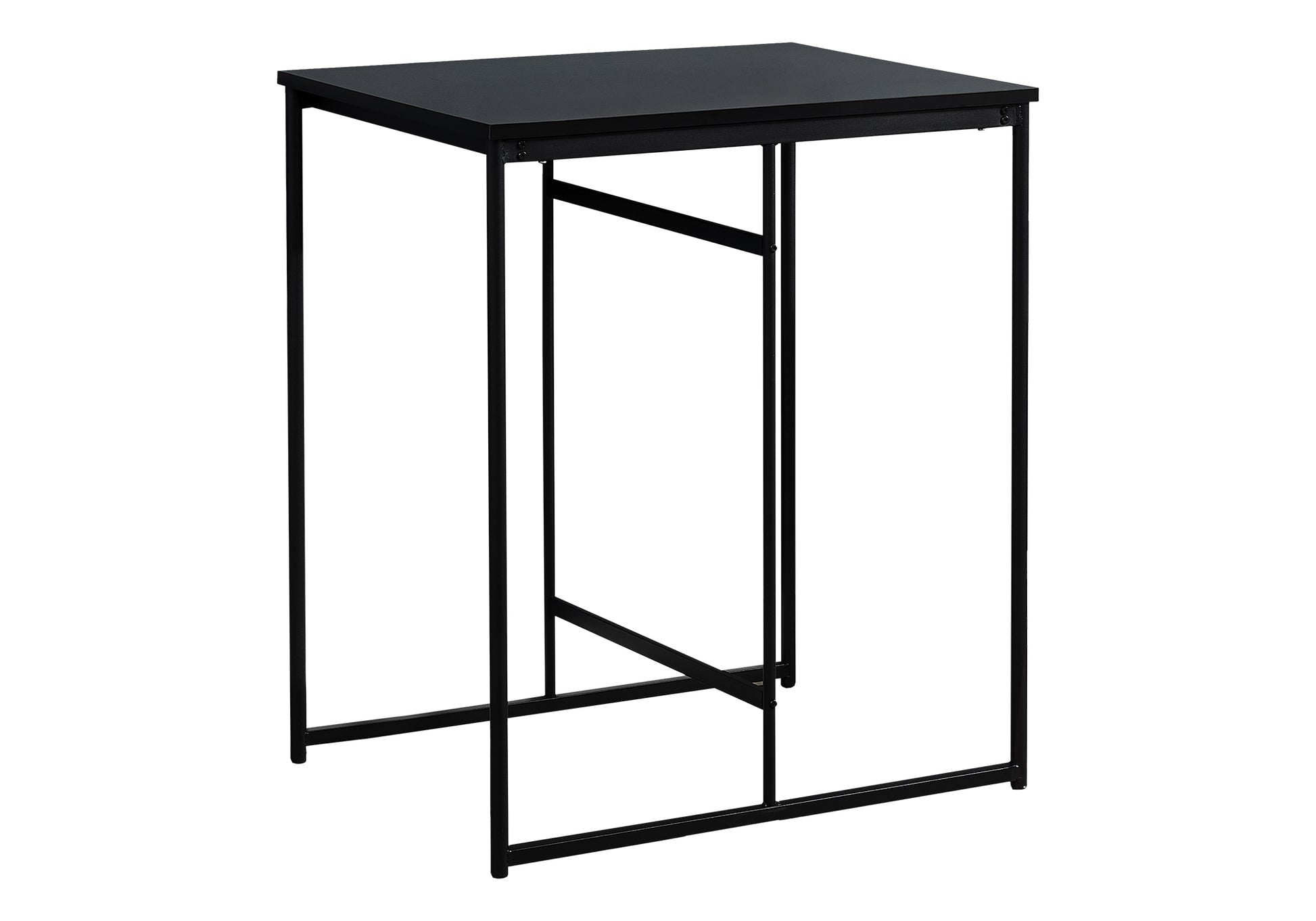 Black Metal Counter Height Dining Table 32"-Dining Table-DECOROLALA