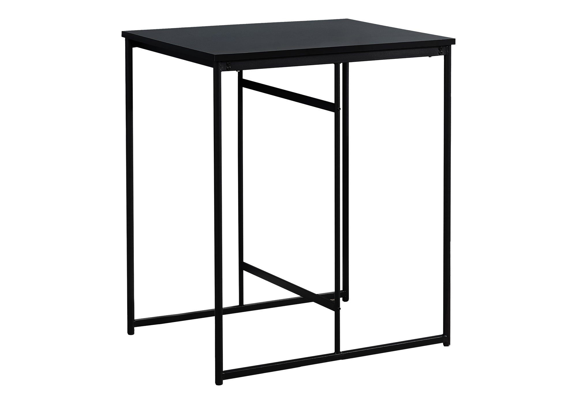 Black Metal Counter Height Dining Table 32"-Dining Table-DECOROLALA