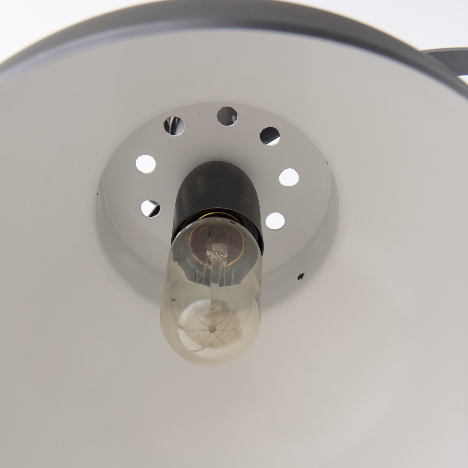 Black Metal Sphere Pendant Hanging Light-Pendants-Hanging Lights-DECOROLALA