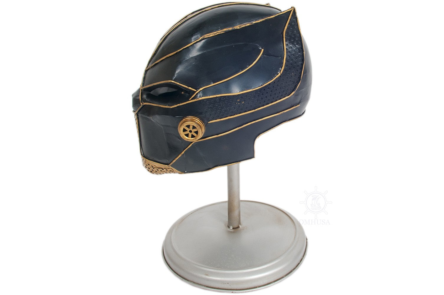 Black Panther Helmet Sculpture-Sculptures-DECOROLALA